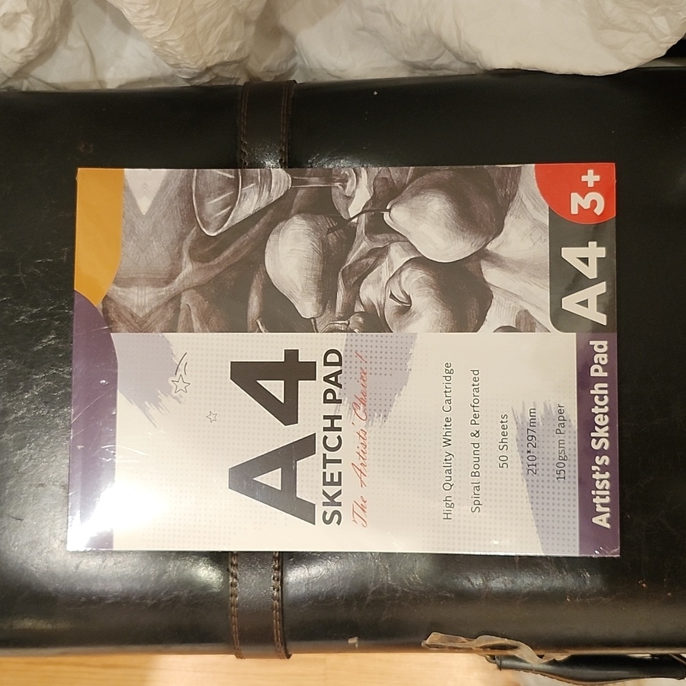 A4 sketch pad the artists choice ! Brand new,   unopened.  8 x 11.5